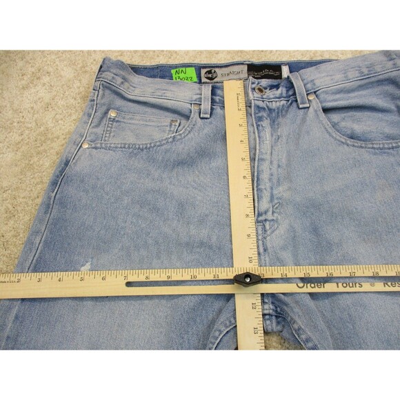 Levis Jeans Men 34 Blue Straight Silvertab Distressed Denim Cotton Casual 34x29* - Picture 14 of 16